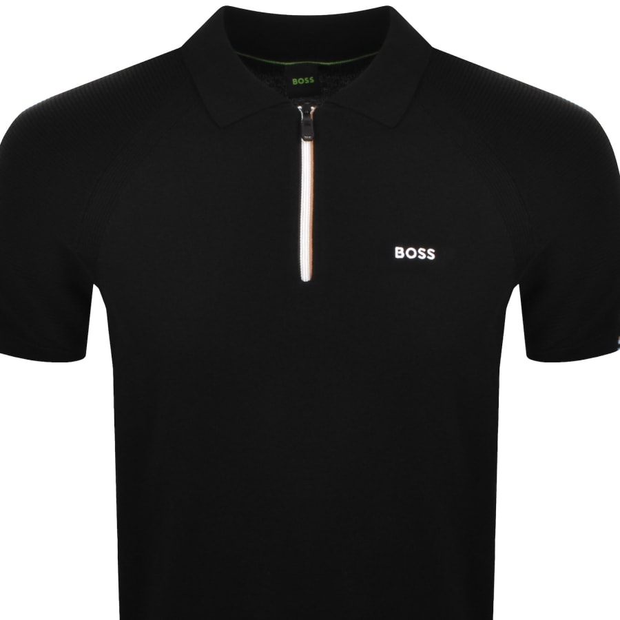 BOSS GOC Perform Knit Polo Black | Mainline Menswear us